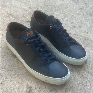 Good Man Brand Legend Leather Blue/White Sneakers Men's Size 9.5